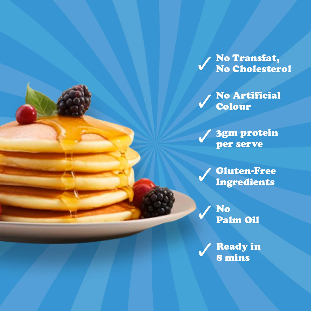 Banana Pancake & Choco Pancake Mix - Pack Of 2*150gms - Image 5