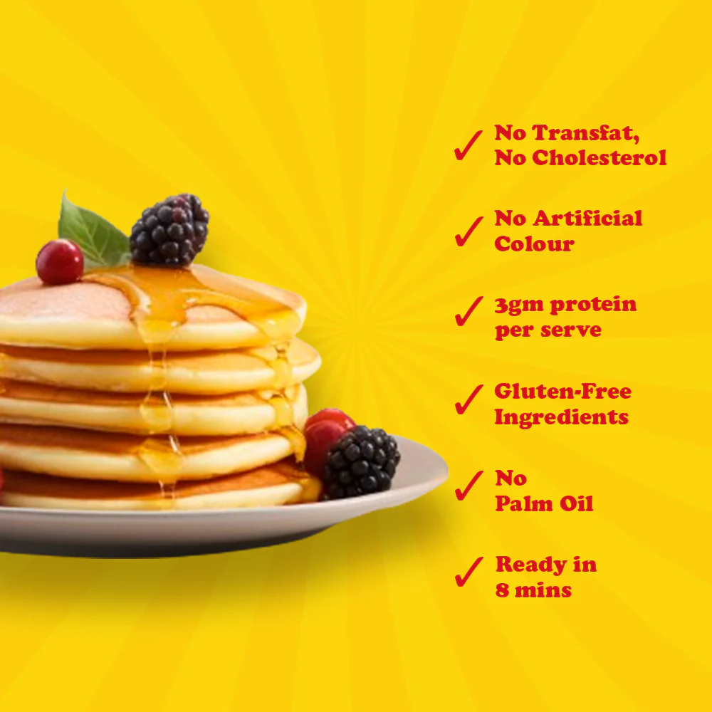 Banana Pancake & Choco Pancake Mix - Pack Of 2*150gms - Image 6