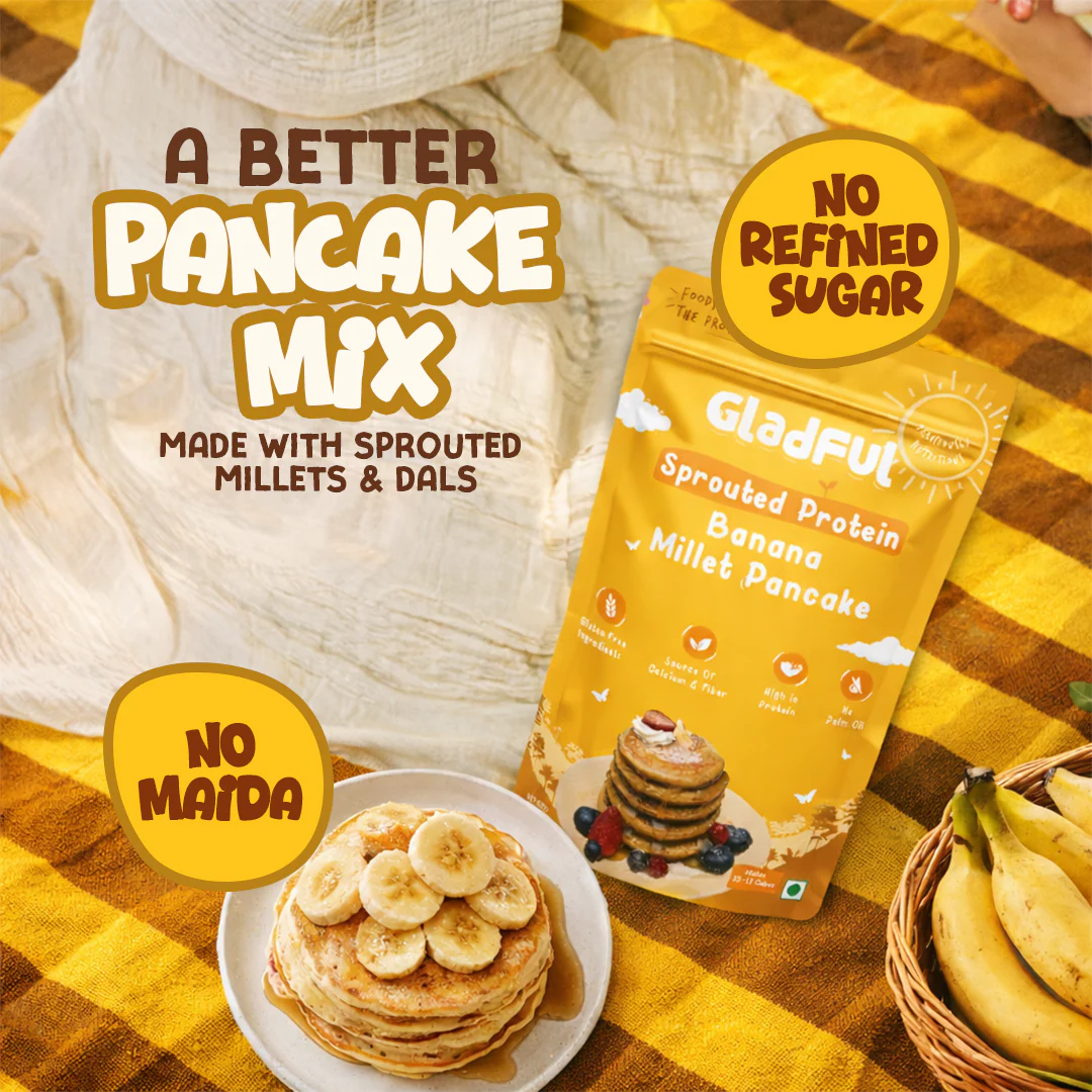 Banana Pancake Mix with Jowar and Oatss  -  150gms - Image 5
