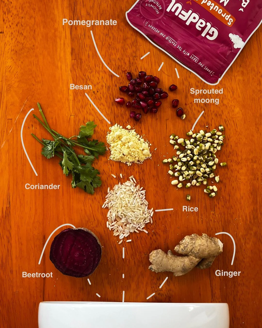 Beetroot Chilla with Sprouted Moong Instant Mix - Pack of 2*200gms - Image 2