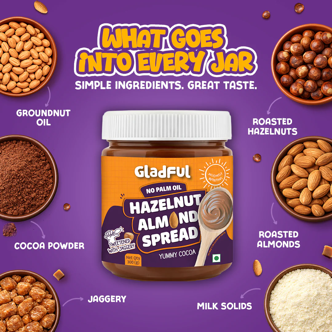 Hazelnut Almond Chocolate Spread - Zero Palm Oil (300g) - Image 4