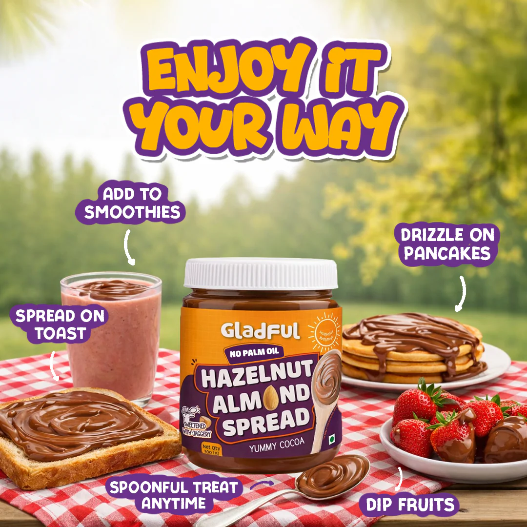 Hazelnut Almond Chocolate Spread - Zero Palm Oil (300g) - Image 6