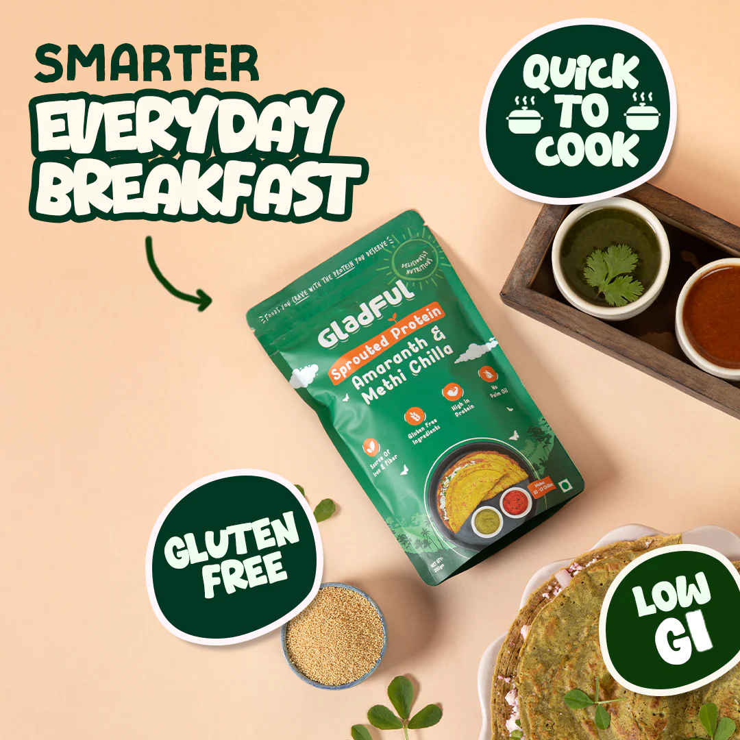 No Onion and No Garlic Methi & Amaranth Chilla Mix - 200gm - Image 3