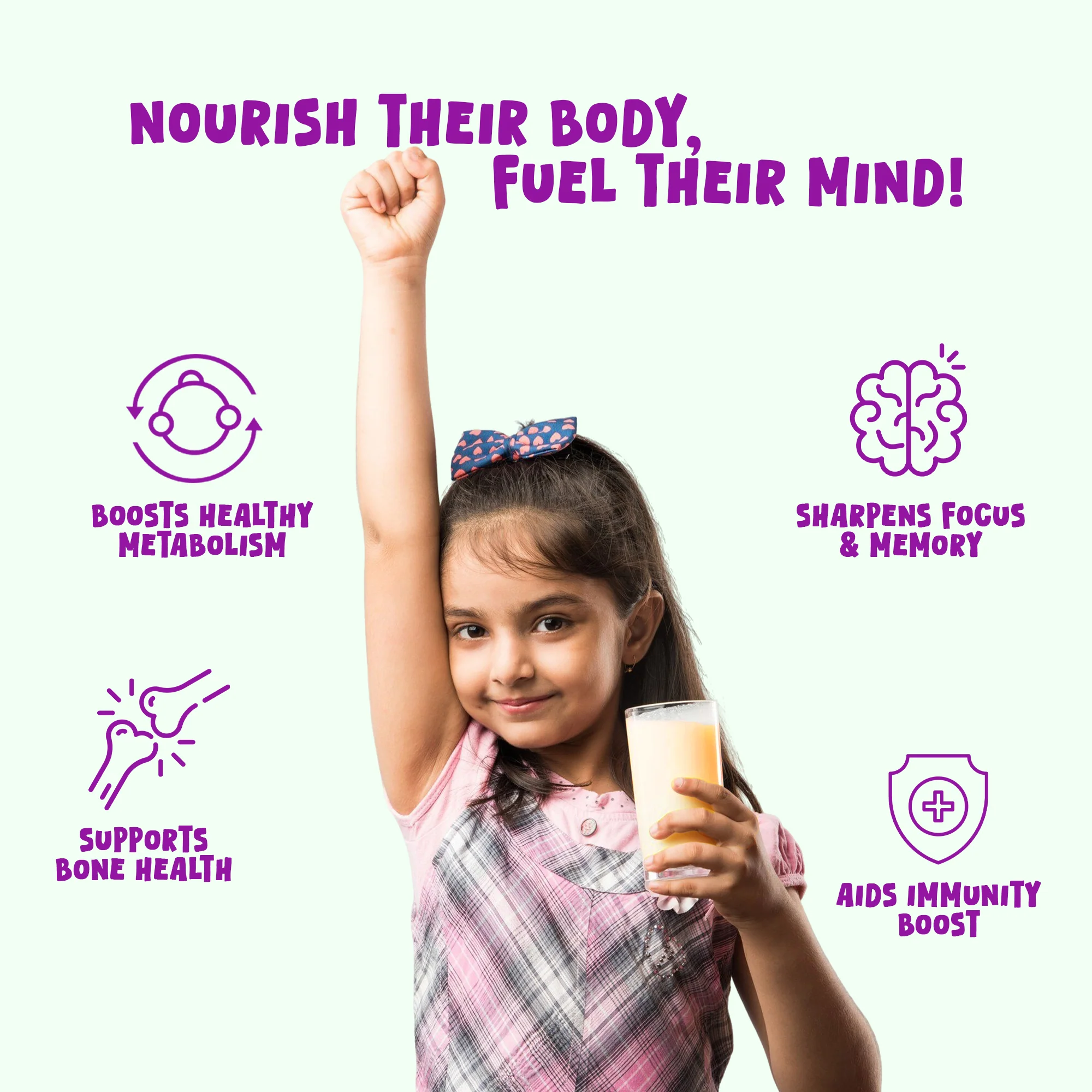 NutraMilk Mix 2+ yrs |Travel Pack | Pack of 6 (6*30g) - Image 4