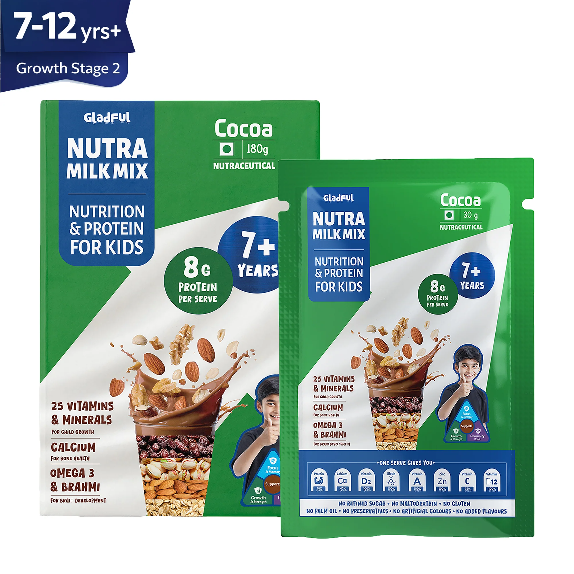NutraMilk Mix 7+ yrs | Travel Pack | Pack of 6 (6*30g)