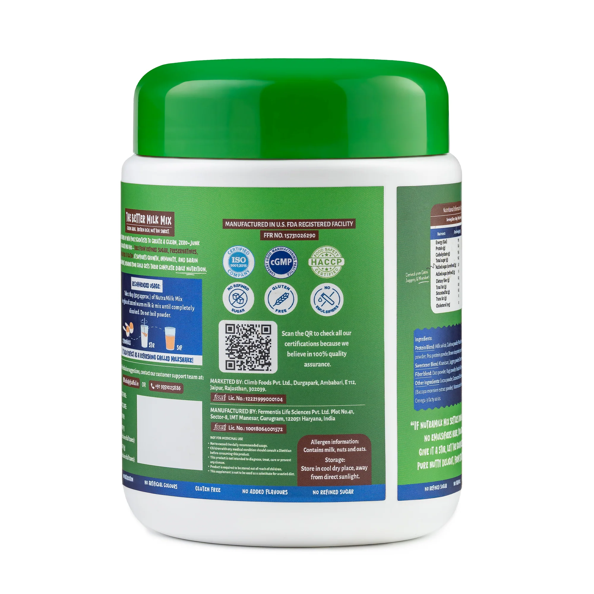 NutraMilk Mix 7+ yrs | Chocolate | High Protein | No Refined Sugar (400g) - Image 10