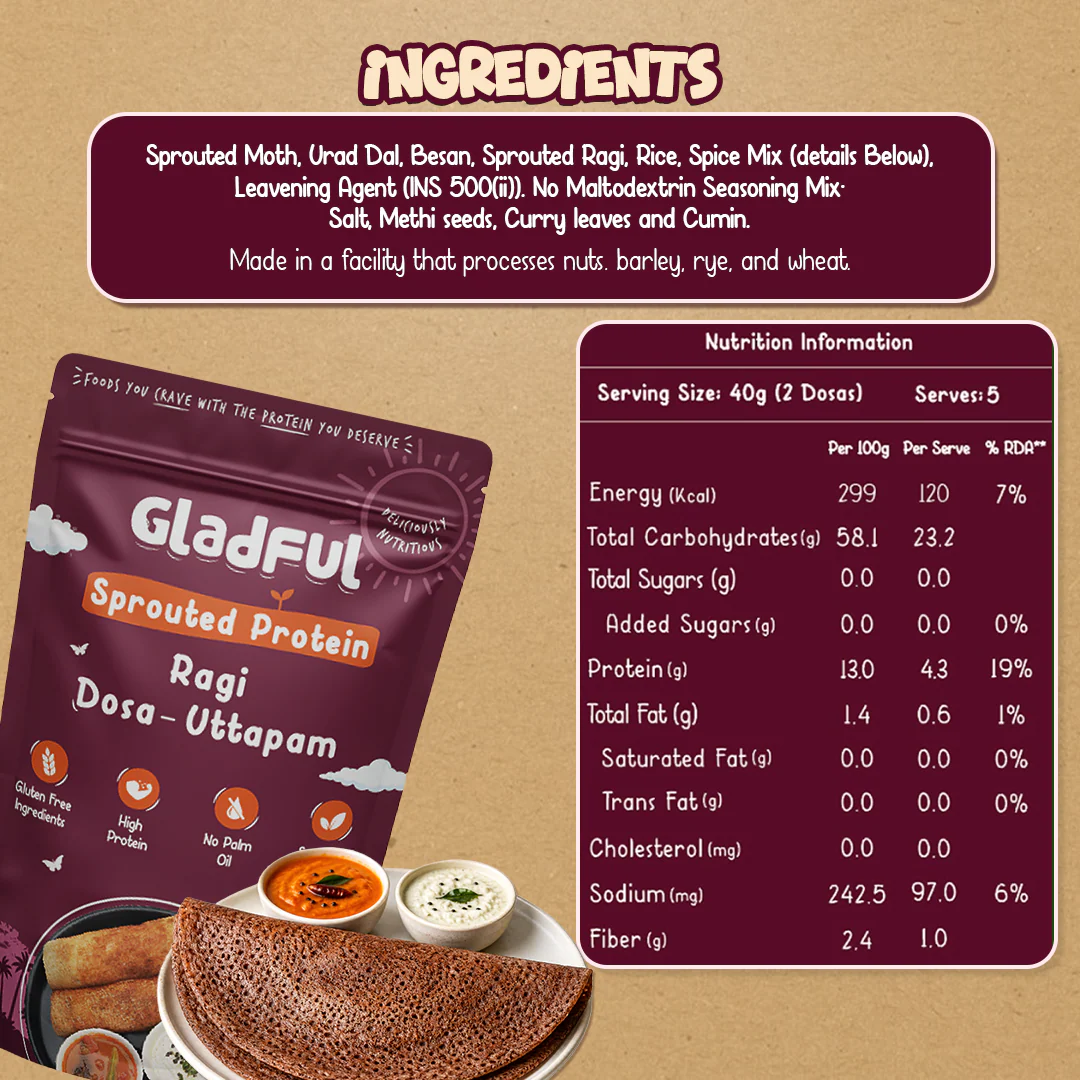 Ragi Dosa Instant Mix - 200gms - Image 8
