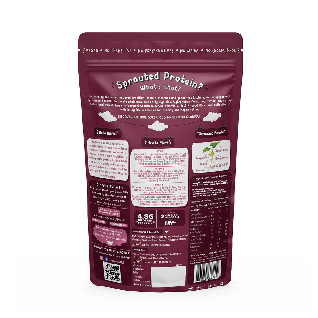 Ragi Dosa Instant Mix - 200gms - Image 9