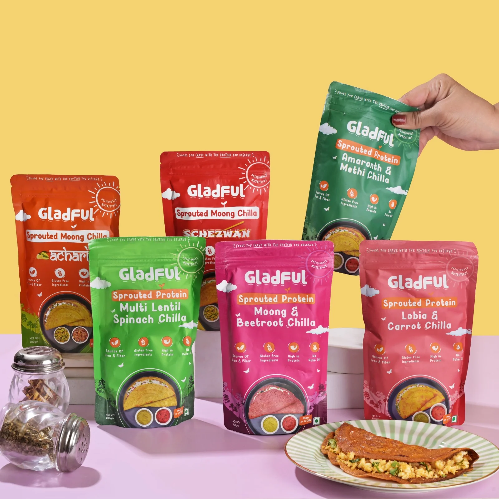 Try Them All Chilla Combo - 6 Packs | 1200gms - Image 3